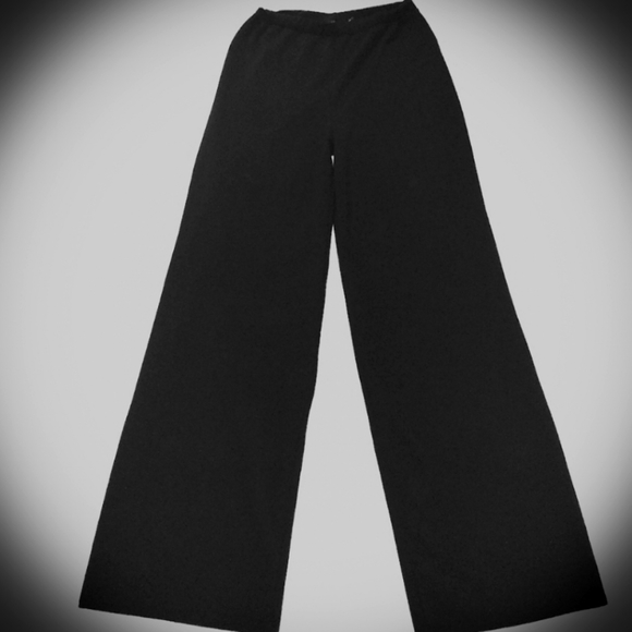 Nasty Gal Pants - Nasty Gal Black Wide-Leg Pants